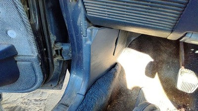 1986 Toyota Camry Driver Left Lower Kick Trim Panel Oem Blue