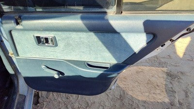 1989 Honda Civic Passenger Right Rear Door Panel Manual Windows Back Blue Sedan