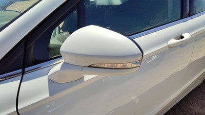 2013-2014 Ford Fusion Driver Left Power Side Mirror Door Mounted Oem White Yz