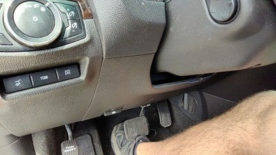 2014-2015 Ford Explorer Lower Dash Under Column Knee Bolster Trim Panel Black Cw