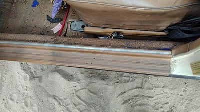 1980 Mercedes 300Td Driver Left Lower Sill Step Moulding Trim Panel Oem Brown