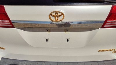 2004 Toyota Sienna License Plate Trim Surround Panel Oem Chrome With Camera
