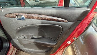 06-07 Lucerne Passenger Right Rear Door Trim Panel With Switches Back Ebony 193