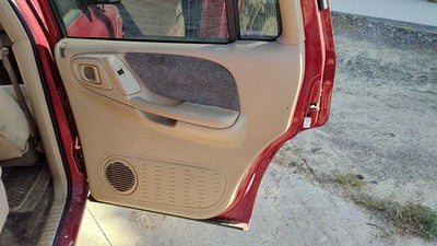 2000 Dodge Durango Passenger Right Rear Door Trim Panel With Switches Back Tan
