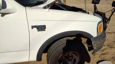 1997-2004 Ford F150 Passenger Right Front Fender Oem White Yz F85z16005ca