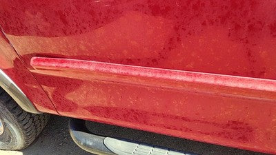 1999-2004 Ford F150 Driver Left Front Moulding From Door Oem Trim Strip Red E4
