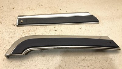 1984 Cadillac Deville Driver Left Side Seat Trim Chrome Strips Oem