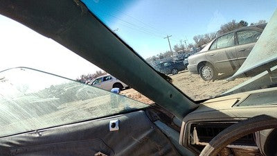 1975 Cutlass Supreme Driver Left A Pillar Trim Windshield Post Blue 2 Door Coupe