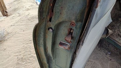 1953 Chevy Bel Air 150 Sedan Driver Left Front Door Latch With Rods/Cables Oem
