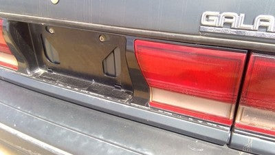 90-92 Galant Vr-4 License Plate Trim Panel From Trunk Wth Middle Tail Lights Awd
