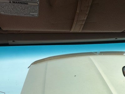 92-97 Ford F250 Trim Strip Above Windshield Oem Brown Rk