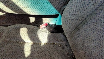 99 Chevy Silverado 1500 Driver Left Front Seat Belt Buckle Receiver Oem Gray 92D
