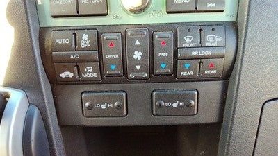 09-11 Honda Pilot Front Temperature Control Module In Dash Heater Ac Head Unit