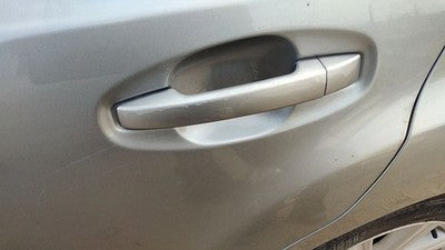 10-14 Legacy Outback Driver Left Rear Outside Door Handle Back Ssm Steel Silver