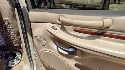98 Navigator Passenger Right Rear Inside Door Trim Panel Wh Switches Back Tan Kx