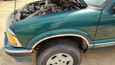 1995-2005 S10 Blazer Driver Left Front Fender Oem Green 12377871