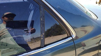 1998-2002 Honda Accord Driver Left Rear Vent Window Back Door Glass With Frame