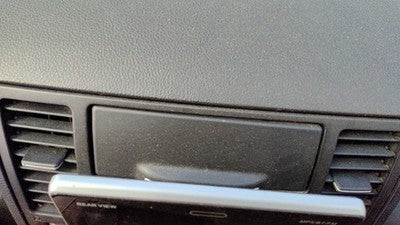 10-11 Nissan Versa Trim Bezel Around Radio Surround Dash Panel Oem Charcoal G