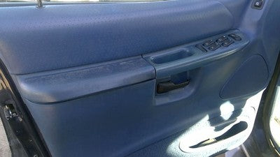 1995-1996 Ford Explorer Driver Left Front Inside Door Trim Panel Only Oem Blue