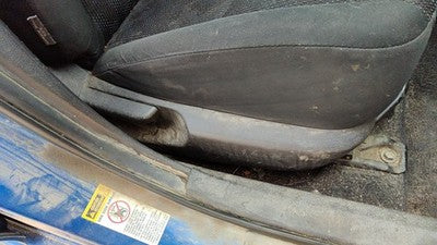 2010 Toyota Corolla Passenger Right Side Seat Trim Panel Oem Charcoal 17