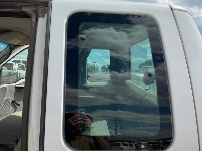 1999-2016 Ford F350 Super Duty Pickup Rear Door Glass/Window LH