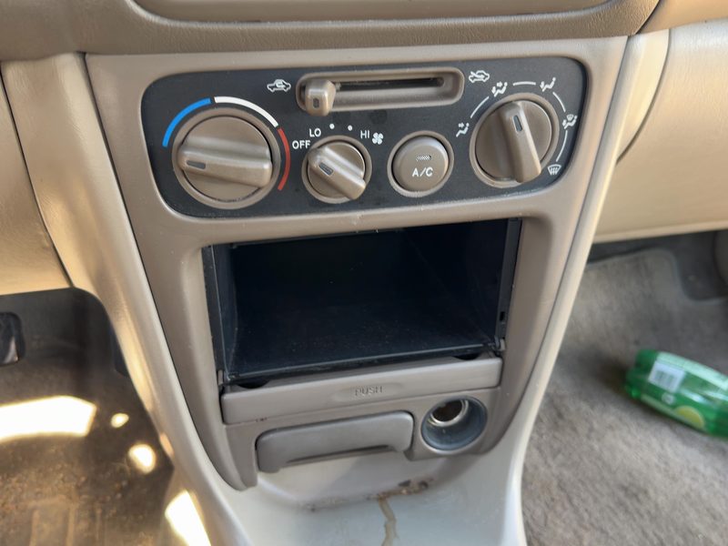 1998-2002 Toyota Corolla (also See FX 87-88) Dash Panel