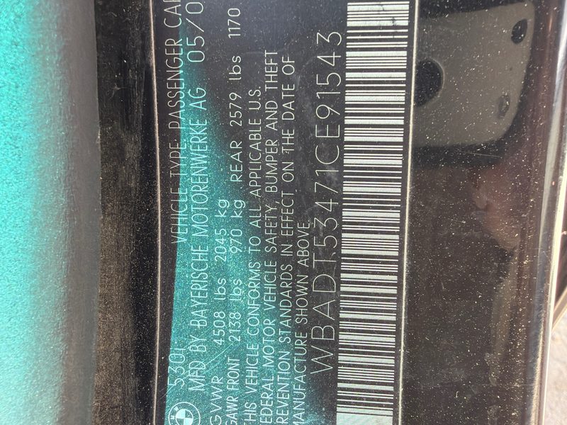 1997-2003 BMW 530i Crossmember/Cradle/Undercarria