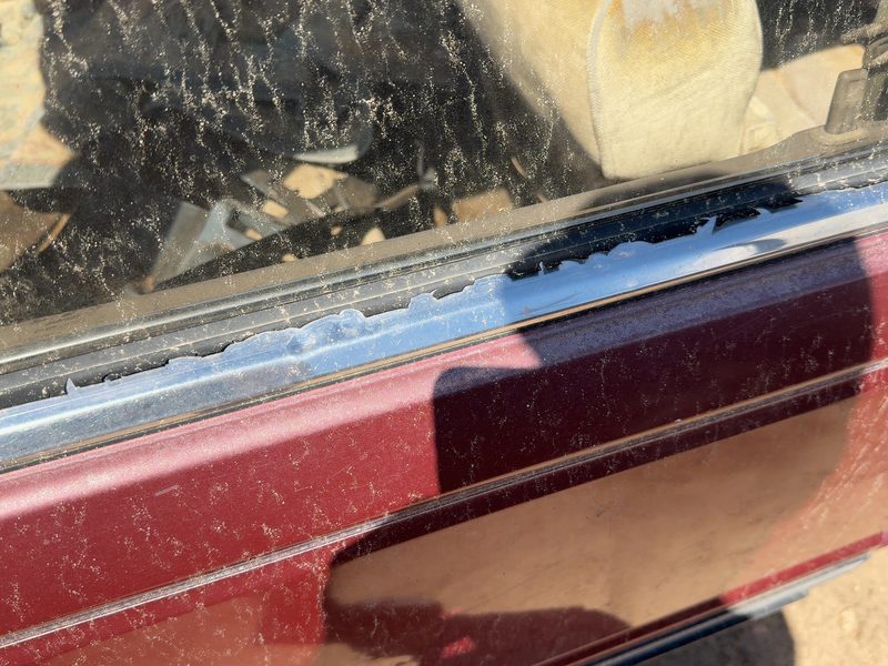 1987 Nissan Maxima Rear Door Moulding RH