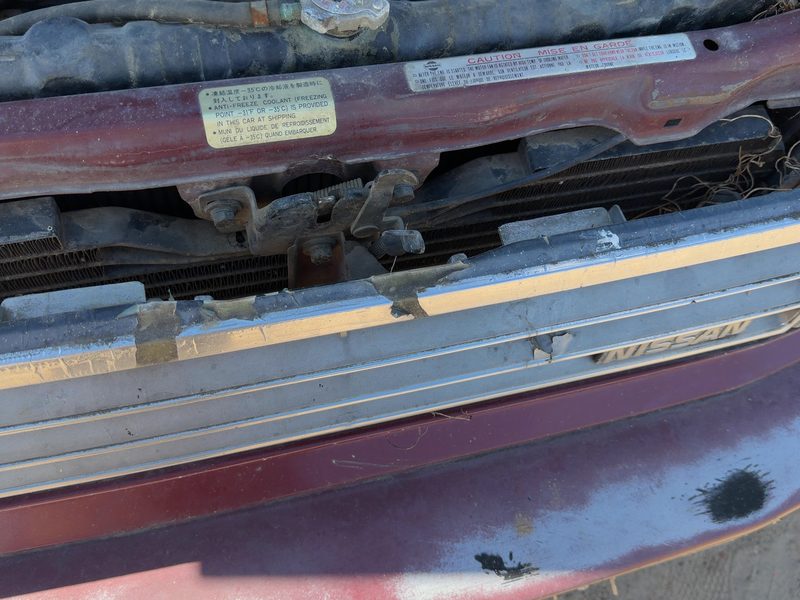 1985-1988 Nissan Maxima Radiator Support