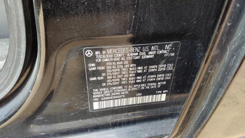 1999 Mercedes ML Series Vehicle Unit Complt.