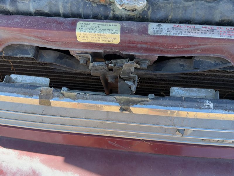 1985-1988 Nissan Maxima Radiator Support