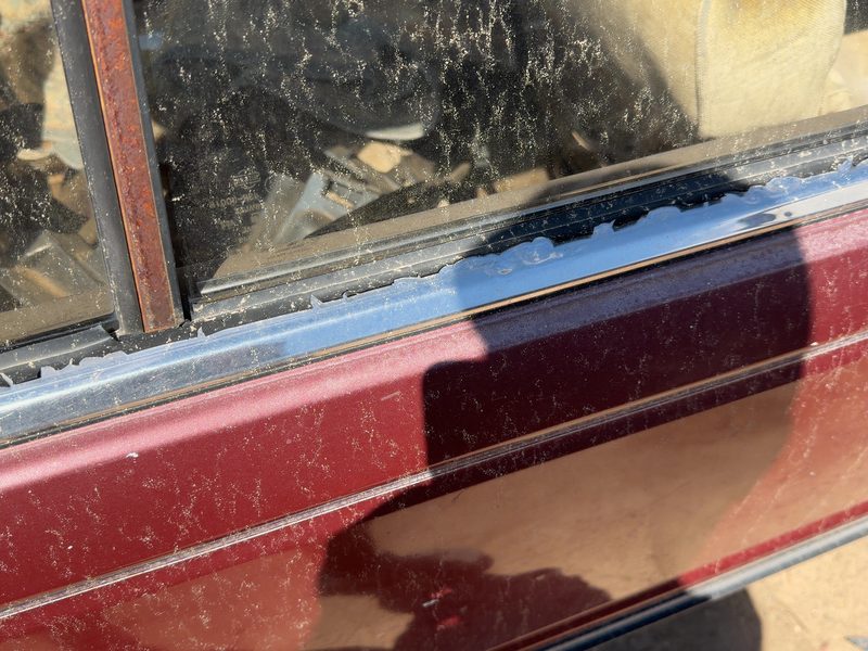 1987 Nissan Maxima Rear Door Moulding RH