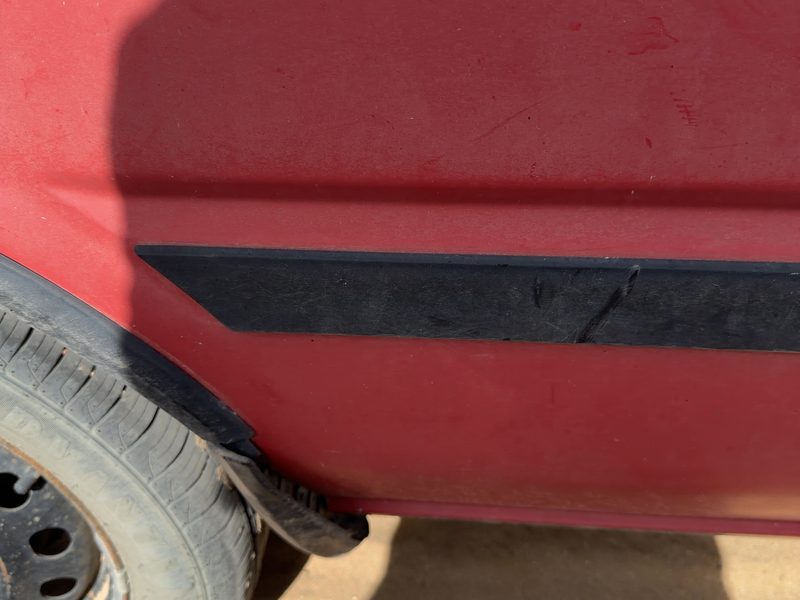 1988 Toyota FX (includes Fx16) Quarter Panel Moulding RH
