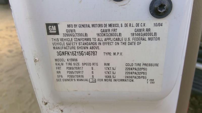 1999-2007 Chevy/gmc Suburban 1500 Series Front Door Glass/Window RH