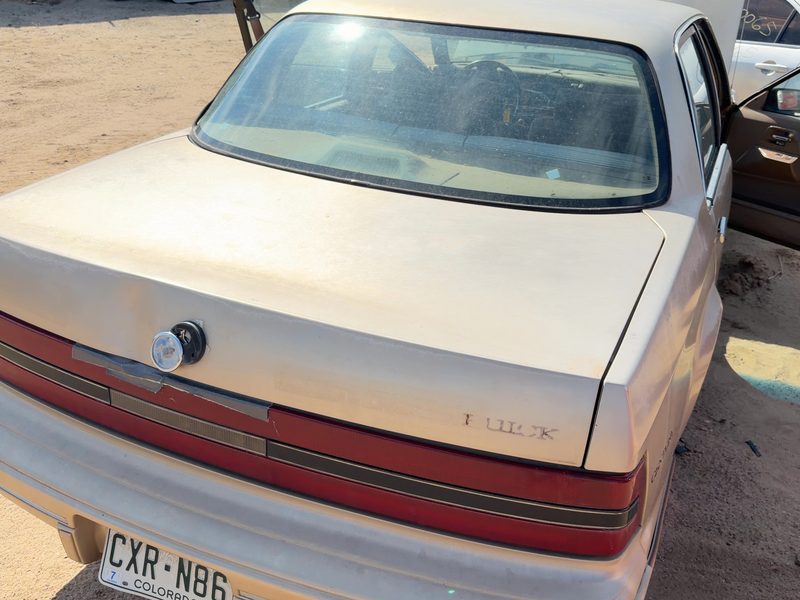 1989-1996 Buick Century Trunk/Decklid/Hatch/Tailgate