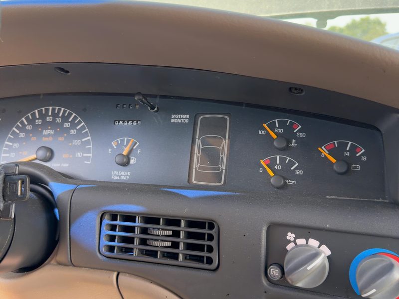 1994-1999 Pontiac Bonneville (80 & Up) Dash Panel