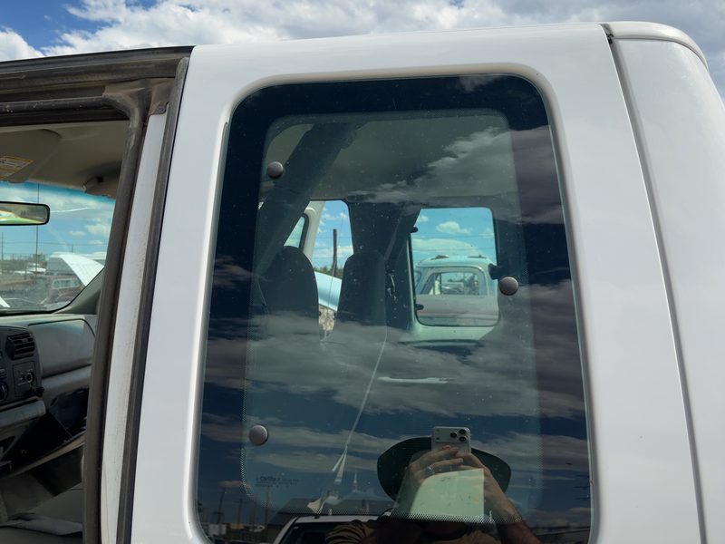 1999-2016 Ford F350 Super Duty Pickup Rear Door Glass/Window LH