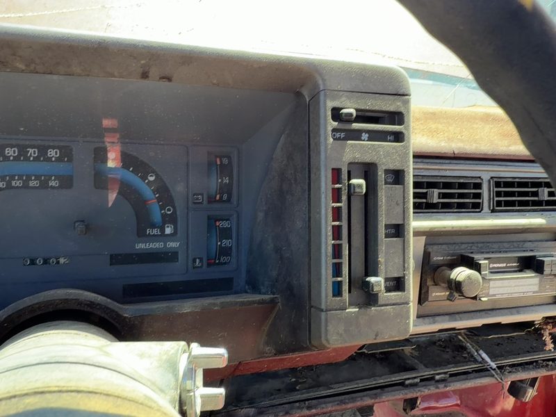 1986-1994 S10/s15/sonoma Pickup Dash Panel