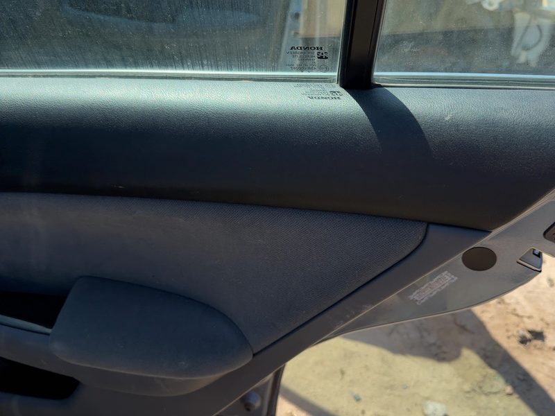 2006-2007 Honda Accord Rear Door Trim Panel RH