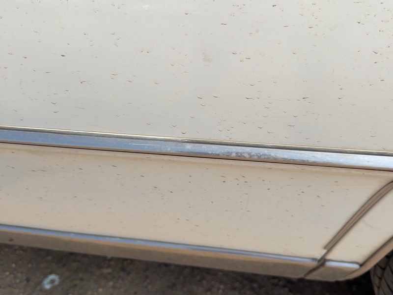 1986 Oldsmobile Ninety-eight (80 & Up) Rear Door Moulding LH