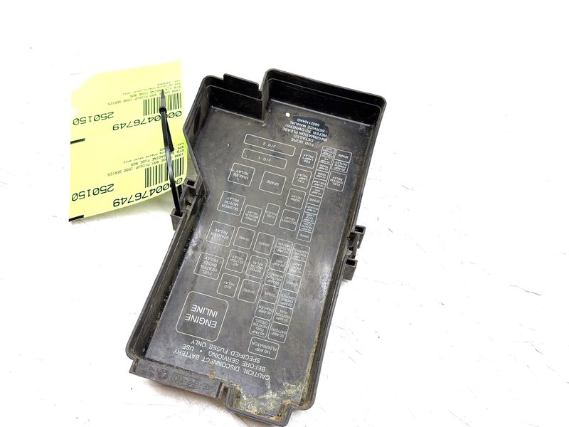 1998 Dodge Ram Pickup 1500 Series Engine Fuse Box
