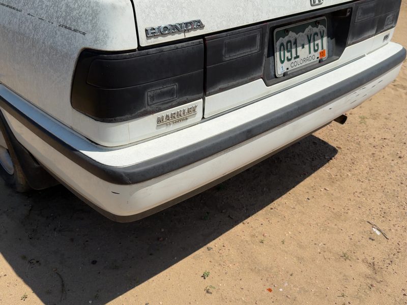 1988-1989 Honda Accord Rear Bumper Assembly