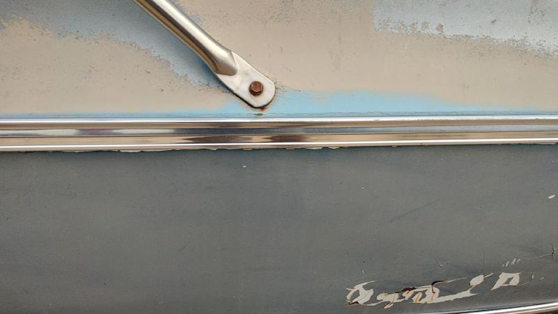 1973 Chevrolet Pickup 10 Series Front Door Moulding LH