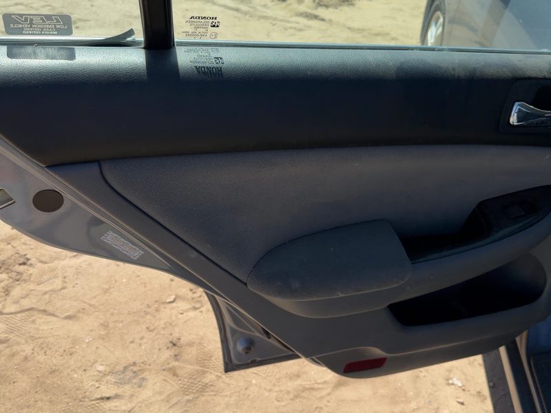 2006-2007 Honda Accord Rear Door Trim Panel LH