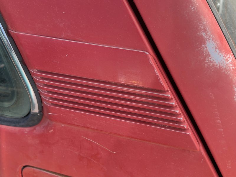 1988 Toyota FX (includes Fx16) Quarter Panel Moulding LH