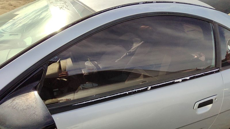 2000-2005 Mitsubishi Eclipse Front Door Glass/Window LH