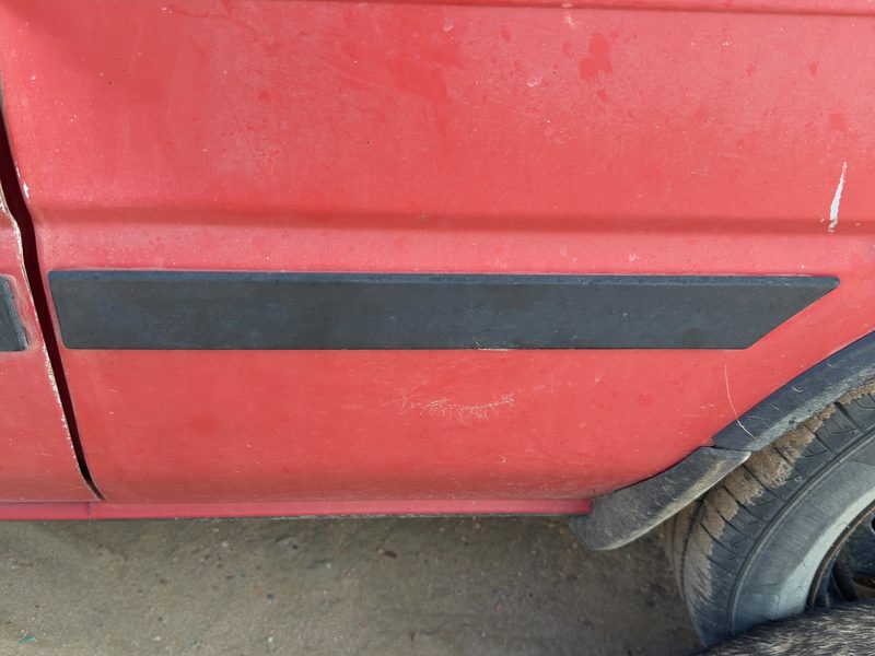 1988 Toyota FX (includes Fx16) Quarter Panel Moulding LH