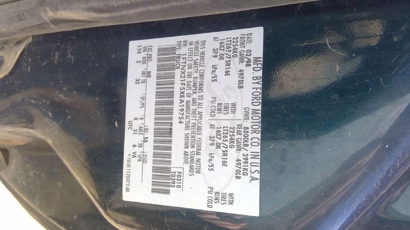 1999-2000 Ford F250 Super Duty Pickup Fuel Tank Assembly