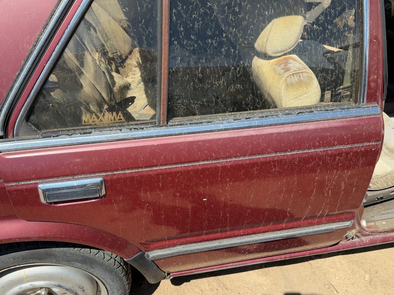 1987 Nissan Maxima Rear Door Moulding RH