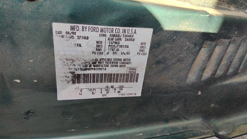 1998 Ford Ranger (small Truck) Vehicle Unit Complt.